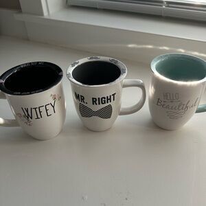 Wifey, Mr. Right, & Hello Beautiful Mugs